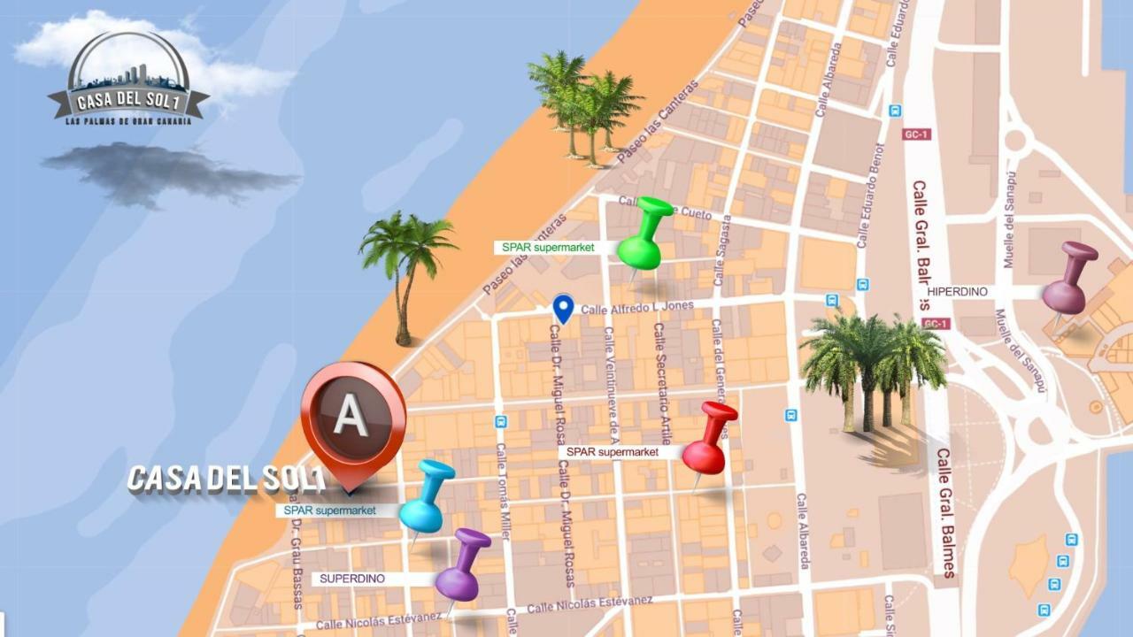 Casa Del Sol 1 Apartment Las Palmas de Gran Canaria Ngoại thất bức ảnh
